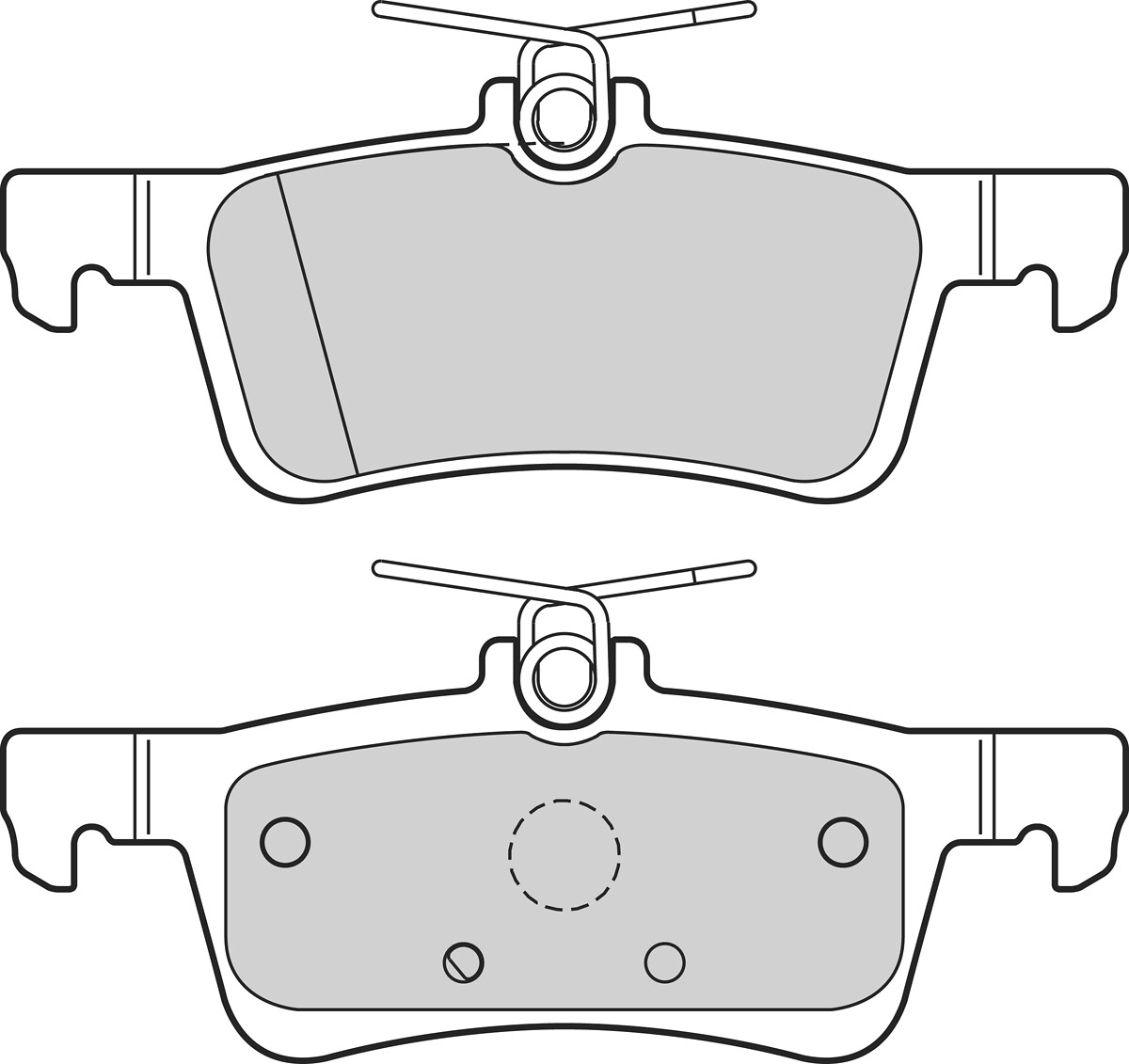 Jeu de 4 plaquettes de frein VALEO ref. 302702